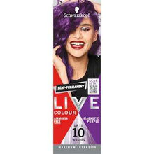 Schwarzkopf Live Magnetic Purple Semi Permanent Hair Dye each