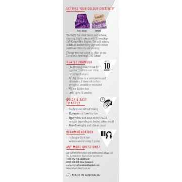 Schwarzkopf Live Magnetic Purple Semi Permanent Hair Dye each
