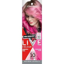 Schwarzkopf Live Shocking Pink Semi Permanent Hair Dye each