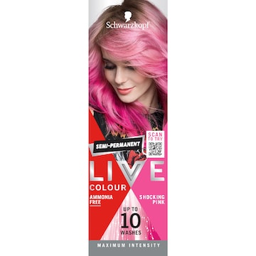 Schwarzkopf Live Shocking Pink Semi Permanent Hair Dye each