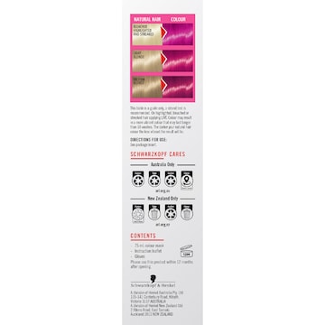 Schwarzkopf Live Shocking Pink Semi Permanent Hair Dye each