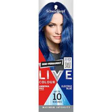 Schwarzkopf Live Electric Blue Semi Permanent Hair Dye each