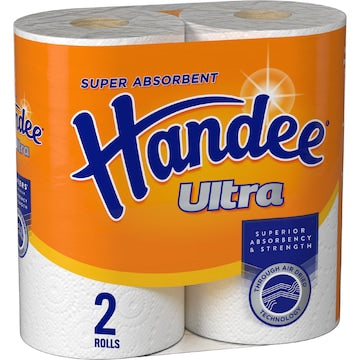 Handee Ultra White Paper Towel 2 x 60 pack