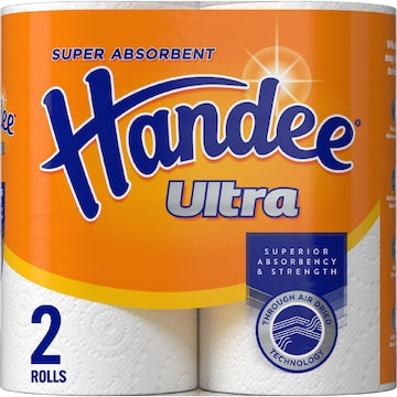 Handee Ultra White Paper Towel 2 x 60 pack