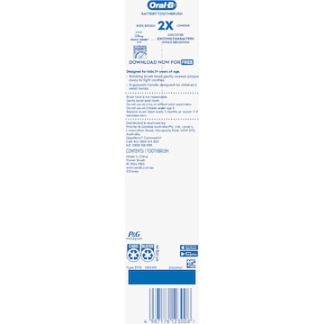 Oral-B Kids Clean Battery Toothbrush Assorted each
