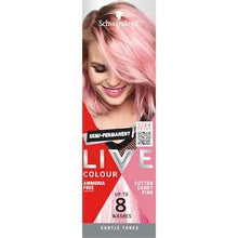 Schwarzkopf Live Cotton Candy Pink Semi Permanent Hair Dye each
