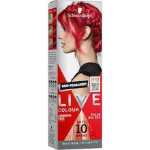 Schwarzkopf Live Pillar Box Red Semi Permanent Hair Dye each