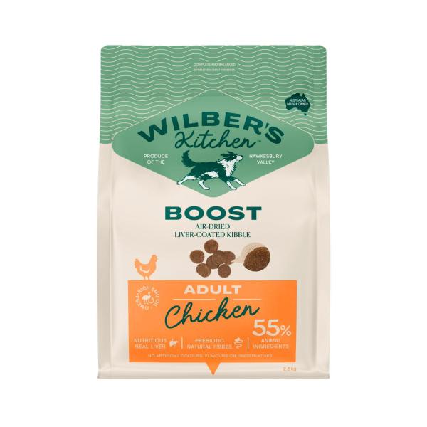 WILBER'S KITCHEN ADULT BOOST WITH CHICKEN DRY DOG FOOD  2.5 KG
