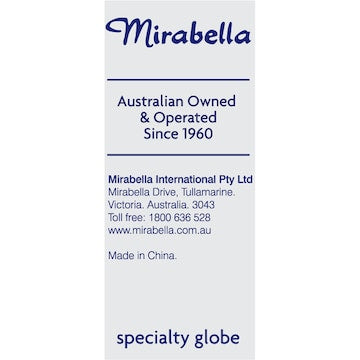 Mirabella Appliance Oven Clear Globe SES 25W 2 pack