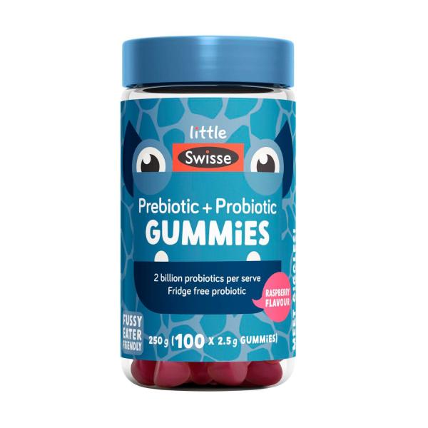 LITTLE SWISSE PRE+PROBIOTIC GUMMIES 100PACK