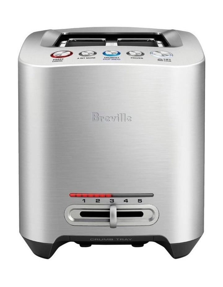 The Smart Toast 2 Slice Toaster BTA825BSS