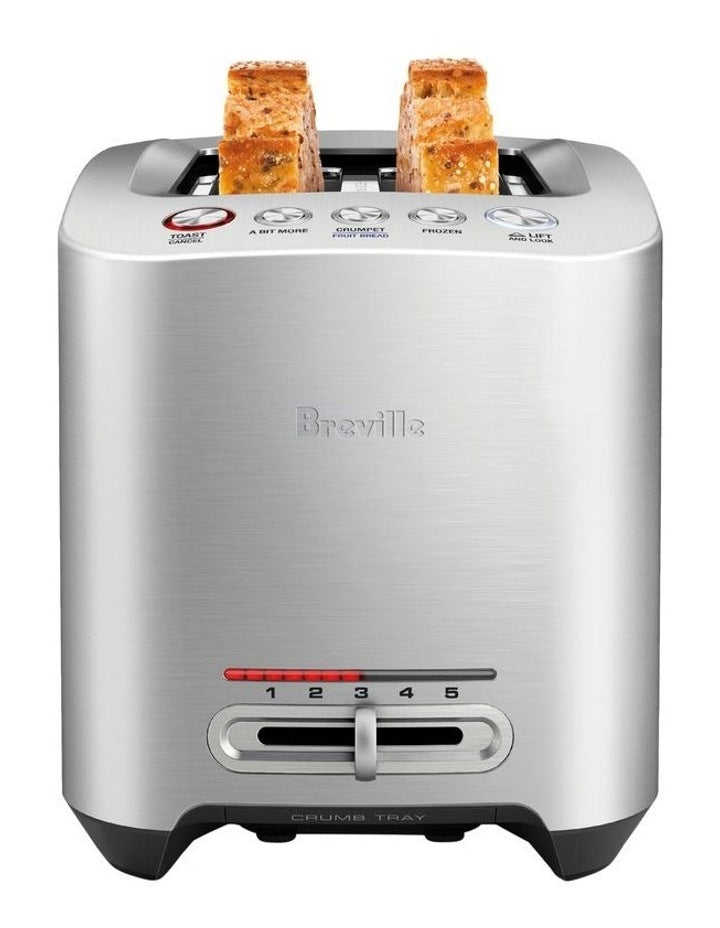The Smart Toast 2 Slice Toaster BTA825BSS