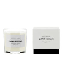 L Affair Bordeaux Scented Soy Candle 400g 10x10x10cm