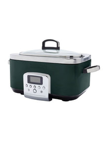 Elite Slow Cooker 6L Pine Green PFAS-free coating in Pine Green