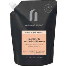 Natural State Jasmine & Nectarine Blossom Body Wash Refill 700mL