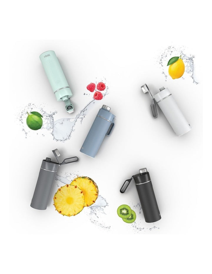 Thirsti Travel Bottle 530ml DW1801GYANZ in Charcoal Gray