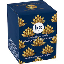 Bx Earth Great Ocean Amber & Lotus Triple Scented Double Wicked 300g
