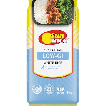 Sunrice Low GI White Rice 1kg