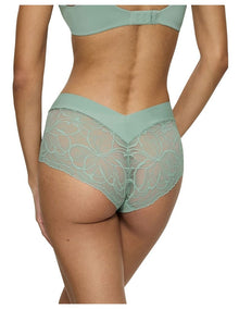 Body Make Up Illusion Lace Shorts in Green