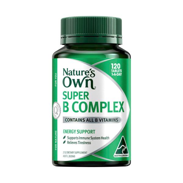 NATURES OWN SUPER B COMPLEX TABLETS 120PACK