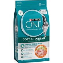 Purina One Coat & Hairball With Chicken 1+ Years 1.4kg
