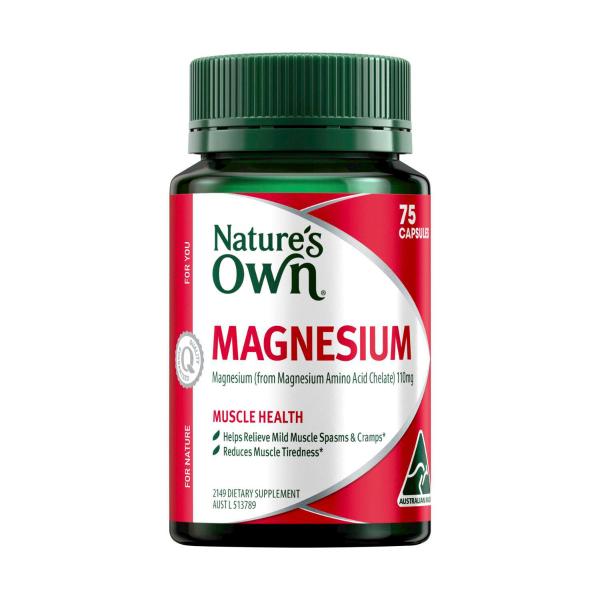 NATURES OWN MAGNESIUM 75PACK