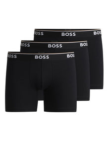 Stretch Cotton Boxer Briefs - 3 Pack