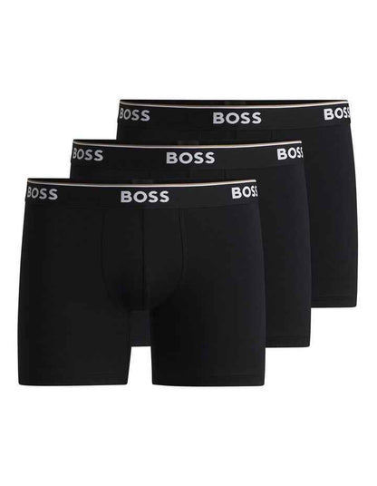 Stretch Cotton Boxer Briefs - 3 Pack