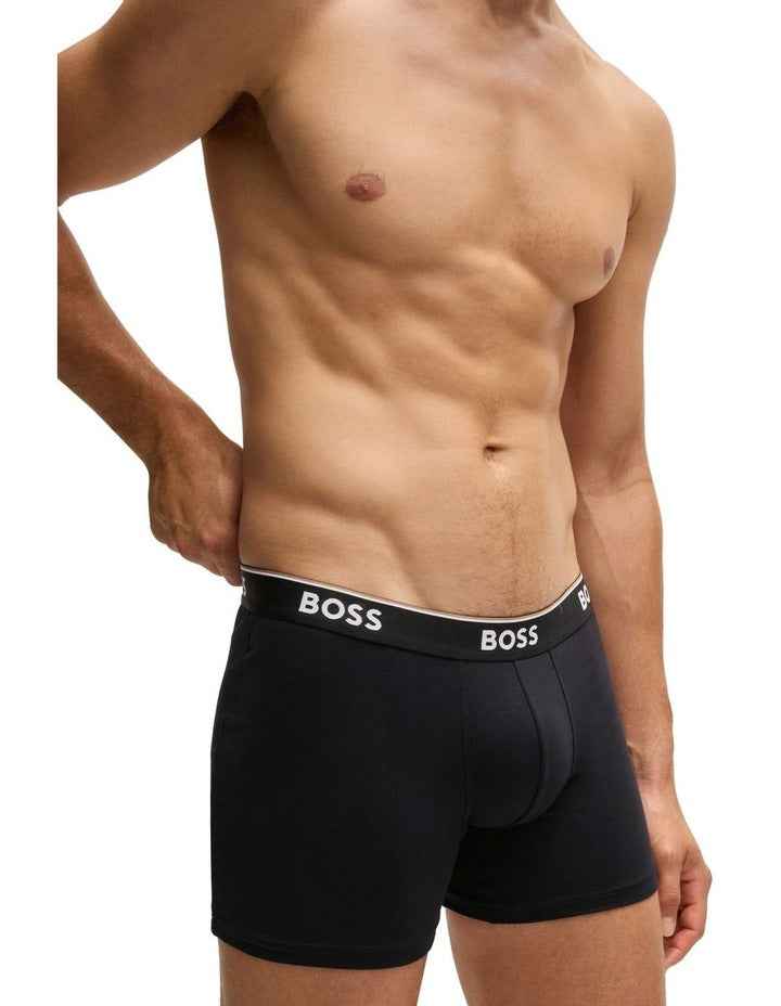 Stretch Cotton Boxer Briefs - 3 Pack