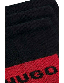 Logo Lowcut Sports Socks 3 Pack in Black