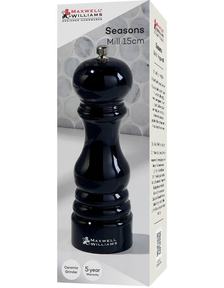 Seasons Mill 15cm Gift Boxed in Black
