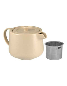 Cafe Life Teapot With Infuser 1L Gift Boxed in Sand