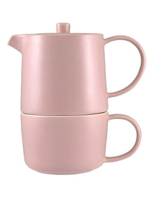 Cafe Life Tea for One With Infuser 450ml Gift Boxed in Rose