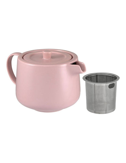 Cafe Life Teapot With Infuser 500ml Gift Boxed in Rose