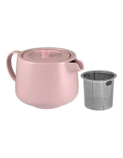 Cafe Life Teapot With Infuser 500ml Gift Boxed in Rose
