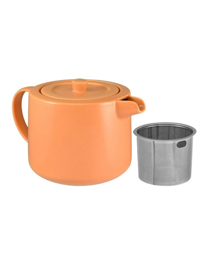 Cafe Life Teapot With Infuser 1L Gift Boxed inApricot