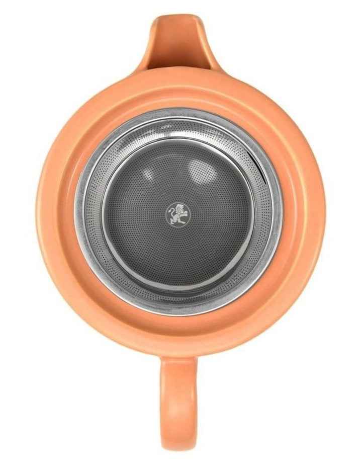 Cafe Life Teapot With Infuser 1L Gift Boxed inApricot