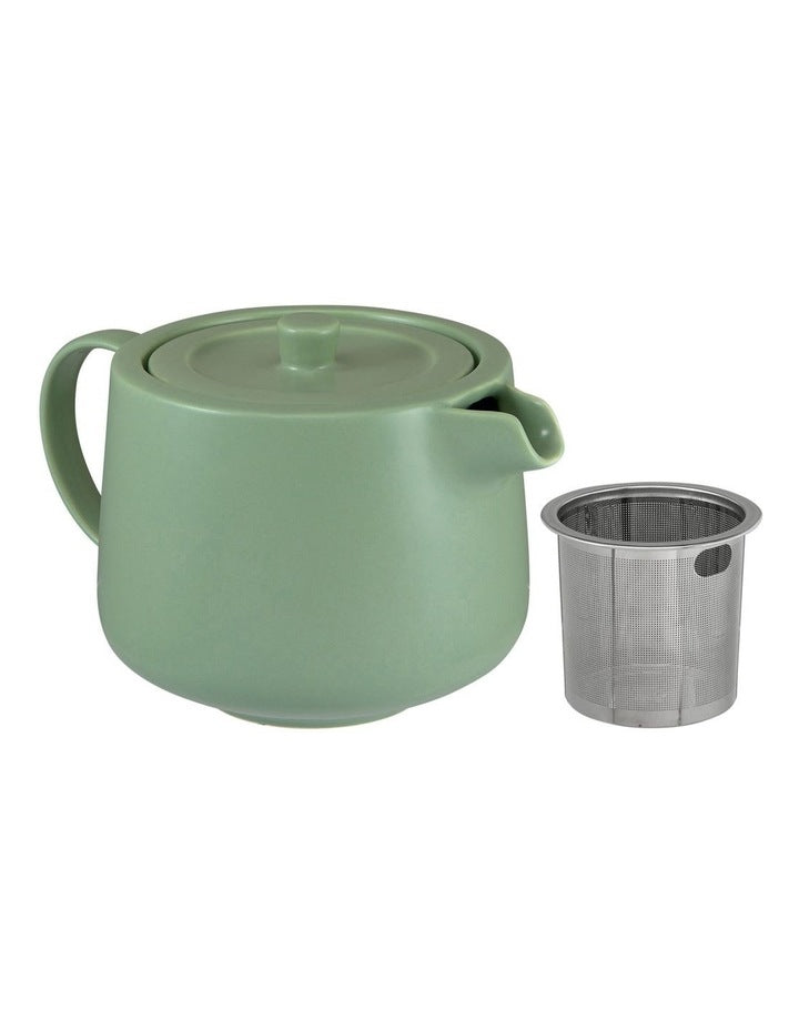 Cafe Life Teapot With Infuser 500ml Gift Boxed in Seafoam