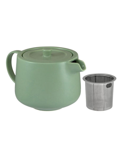 Cafe Life Teapot With Infuser 500ml Gift Boxed in Seafoam