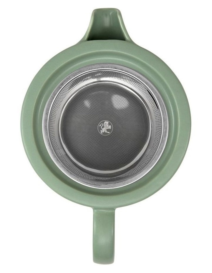 Cafe Life Teapot With Infuser 500ml Gift Boxed in Seafoam