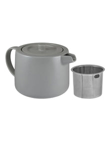 Cafe Life Teapot With Infuser 1L Gift Boxed in Grey