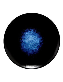 Caviar Midnight Coupe Plate 15cm in Black/Blue