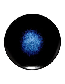 Caviar Midnight Coupe Plate 15cm in Black/Blue