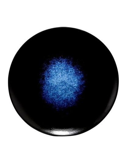 Caviar Midnight Coupe Plate 15cm in Black/Blue