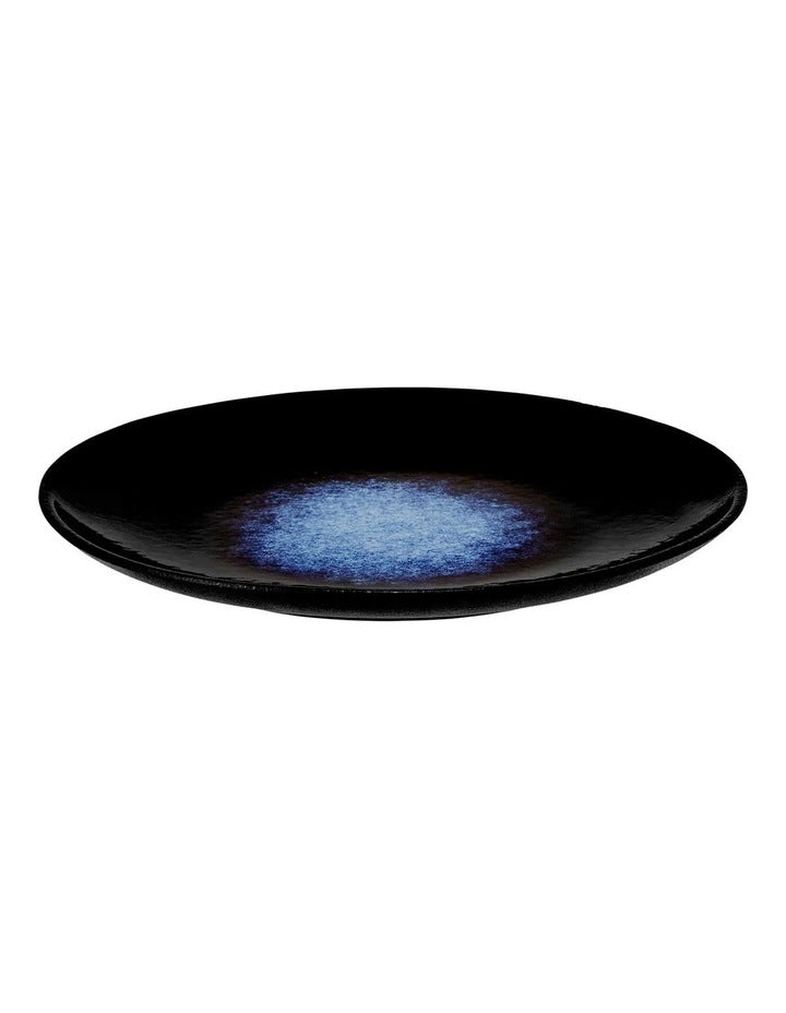 Caviar Midnight Coupe Plate 15cm in Black/Blue