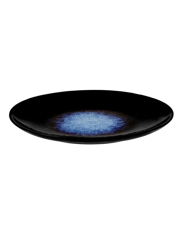 Caviar Midnight Coupe Plate 15cm in Black/Blue