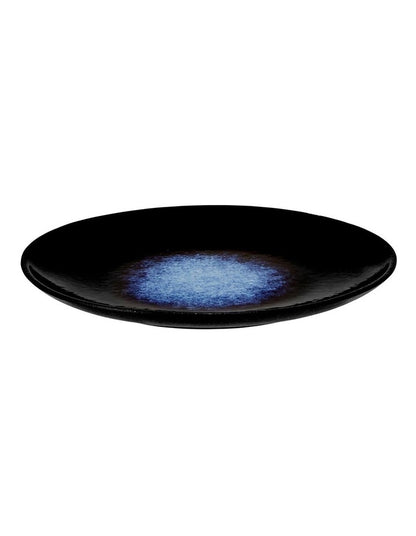 Caviar Midnight Coupe Plate 15cm in Black/Blue