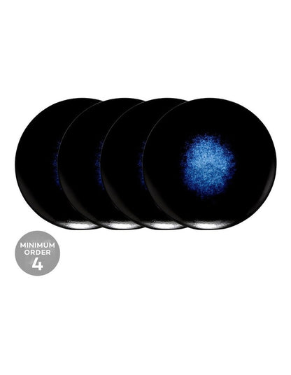 Caviar Midnight Coupe Plate 15cm in Black/Blue