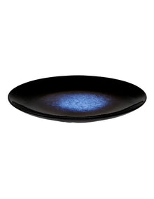 Caviar Midnight Coupe Plate 20cm in Black/Blue