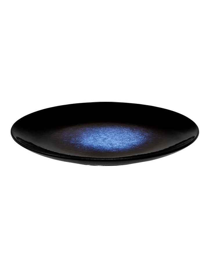 Caviar Midnight Coupe Plate 20cm in Black/Blue